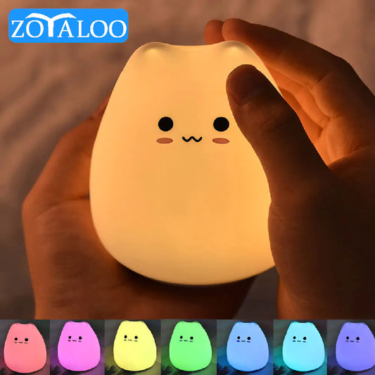 Cute Kitten LED Lamp